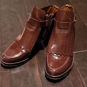 Tory Burch 8.5 Oxblood Boots